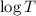 ${\rm log}\,T$