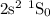 $\rm 2s^2\,\, ^1S_0$