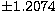 $\pm 1.2074$