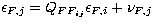 $\epsilon_{F,j} = Q_{FF_{ij}}
\epsilon_{F,i} + \nu_{F,j}$