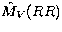 $\hat M_V(RR)$