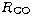 $R_{\rm CO}$