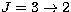 $J=3\rightarrow 2$