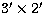 $3\hbox{$^\prime$}\times
2\hbox{$^\prime$}$