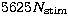 $5625 N_{\rm stim}$