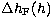 $\Delta h_{\rm F}(h)$