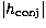 $\vert h_{\rm conj}\vert$