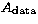 $A\rm _{data}$