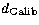 $d_{\rm Calib}$