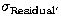 $\sigma _{\rm Residual^{\prime }}$
