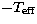 $ - T_\mathrm{eff}$