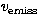 $v_{\rm emiss}$