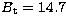 $B_{\rm t}=14.7$