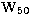 $\rm W_{50}$