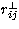$r_{ij}^{\perp}$