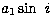 $a_1 \sin~i$