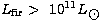 $L_{\rm fir}\gt~10^{11}L_{\hbox{$\odot$}}$