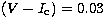 $(V-I\rm _c)=0.03$
