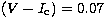 $(V-I\rm _c)=0.07$