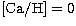 $\rm [Ca/H] = 0$
