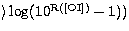 $\rangle \log
 (10^{\rm R([OI])} - 1))$