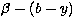 $\beta - (b-y)$