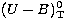 $(U-B)_{\rm T}^{0}$