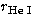 $r_{\mbox{\tiny He I}}$