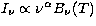 $I_{\nu} \propto \nu^{\alpha}B_{\nu}(T)$