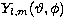 $Y_{l,m}(\vartheta,\phi)$