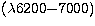 $(\lambda6200{-} 7000)$