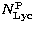 $N^{\rm P}_{\rm Lyc}$