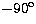 $-90^{\rm o}$