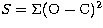 $S=\Sigma(\rm O-C)^2$