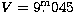 $V=9\hbox{$.\!\!^{\rm m}$}045$