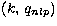$(k,\, q_{nlp})$
