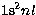 ${\rm 1s}^{2}nl$