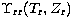 ${\sl \Upsilon}_{\rm rr}(T_{\rm r},Z_{\rm r})$