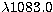 $\lambda 1083.0$