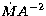 $\dot{M} A^{-2}$