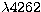 $\lambda 4262$