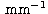 $\rm \AA\;mm^{-1}$