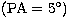 $\rm (PA =5^\circ)$