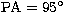 $\rm PA =95 ^{\circ}$