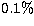 $0.1\%$