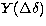 $Y (\Delta\delta)$