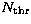$N_{\rm thr}$