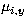 $\mu_{i,y}$