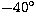 $-40^{\circ}$