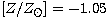 $\mbox{$[Z/Z_{\odot}]$}=-1.05$